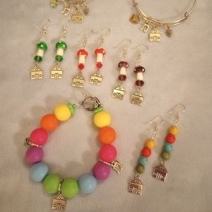 Harry Styles Harry's House inspired beaded charm jewelry earrings bracelet
